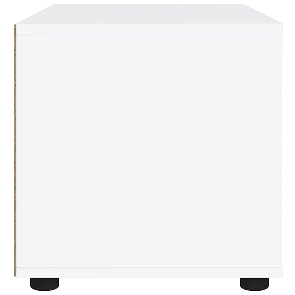 vidaXL Szafka pod TV "VISNES" Biała 60x40x38 cm Drewno klejone