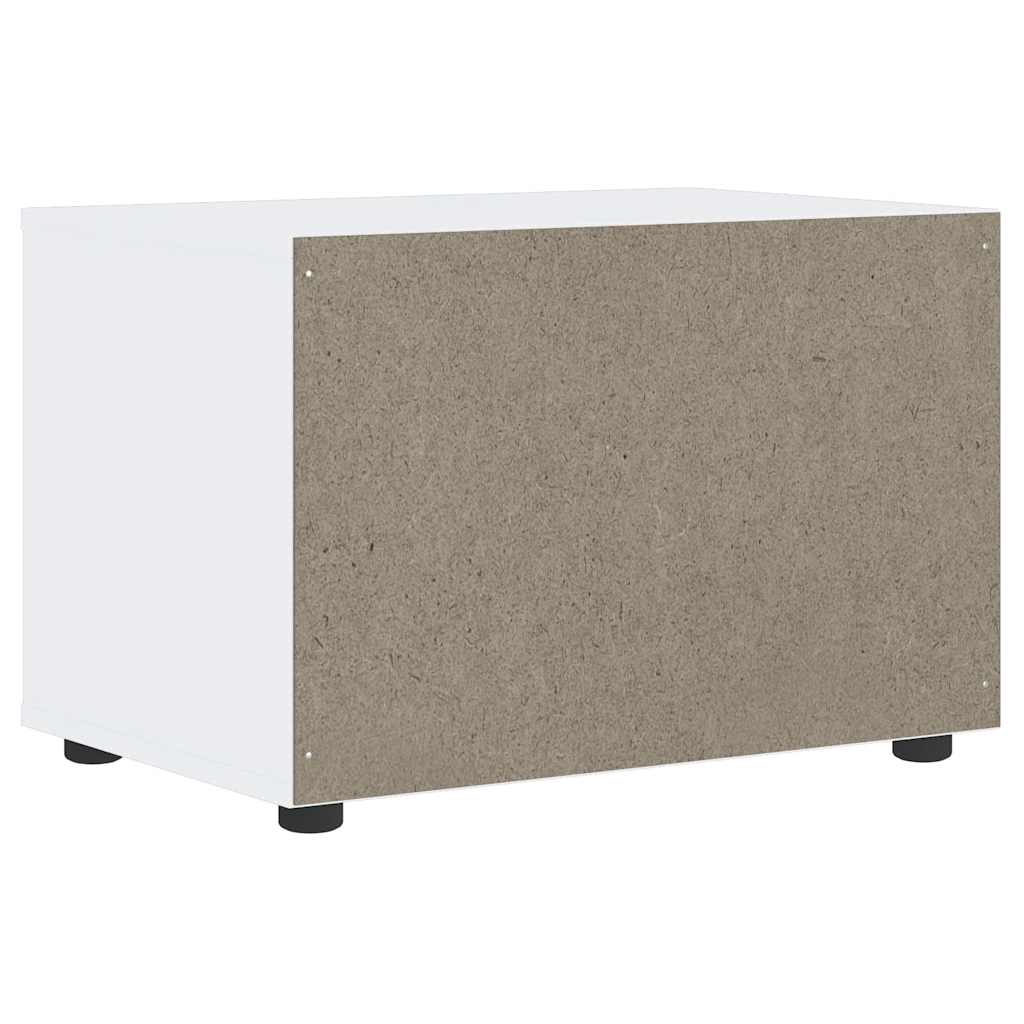 vidaXL Szafka pod TV "VISNES" Biała 60x40x38 cm Drewno klejone
