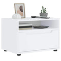 vidaXL Szafka pod TV "VISNES" Biała 60x40x38 cm Drewno klejone