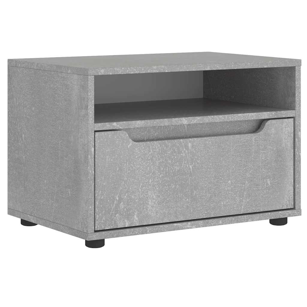 vidaXL Szafka RTV "VISNES" Betonowa Szara 60x40x38 cm Drewno klejone