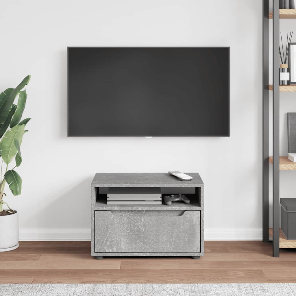 vidaXL Szafka RTV "VISNES" Betonowa Szara 60x40x38 cm Drewno klejone