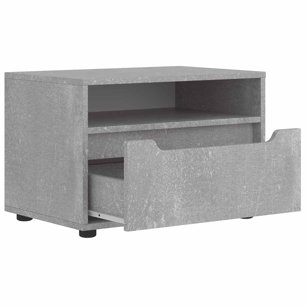 vidaXL Szafka RTV "VISNES" Betonowa Szara 60x40x38 cm Drewno klejone