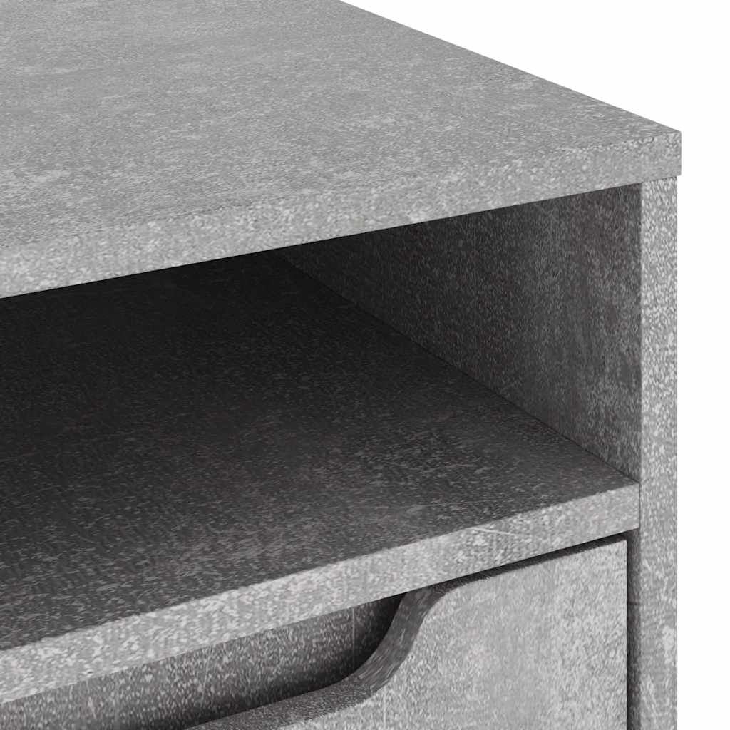 vidaXL Szafka RTV "VISNES" Betonowa Szara 60x40x38 cm Drewno klejone