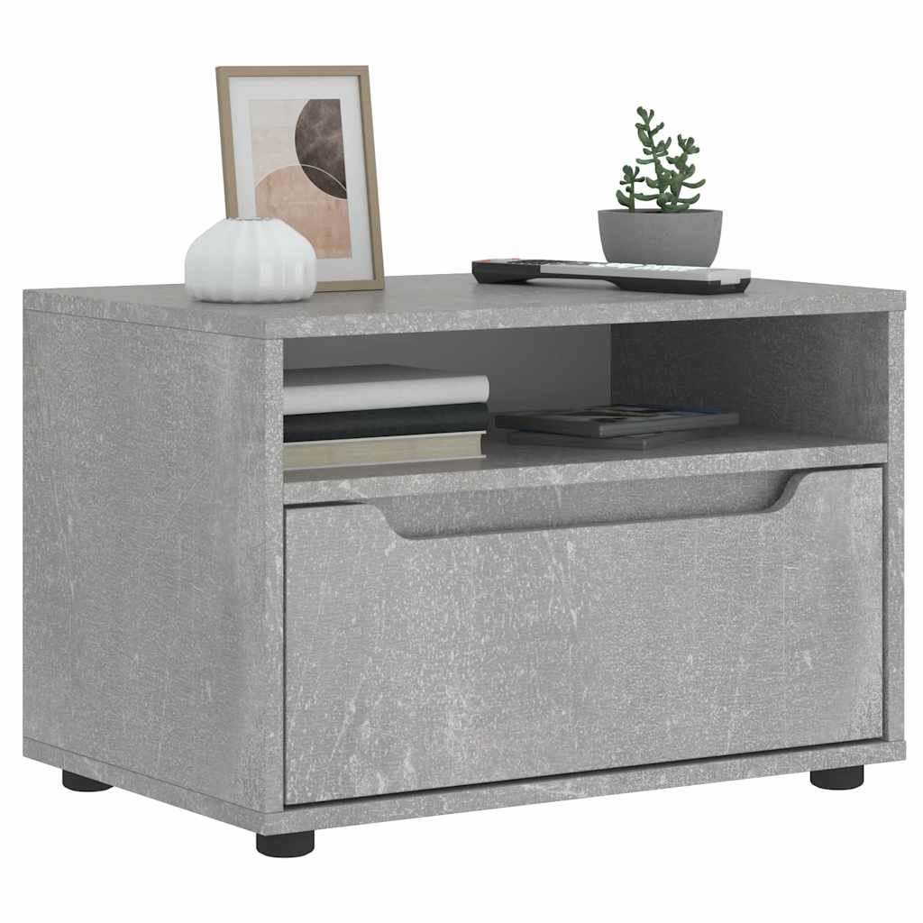 vidaXL Szafka RTV "VISNES" Betonowa Szara 60x40x38 cm Drewno klejone