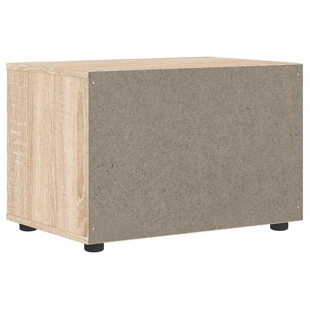 vidaXL Szafka RTV "VISNES" Dąb Sonoma 60x40x38 cm Drewno klejone