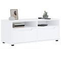 vidaXL Szafka pod TV "VISNES" Biała 100x40x38 cm Drewno klejone