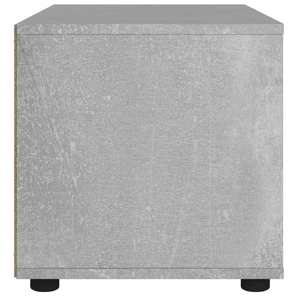 vidaXL Szafka RTV "VISNES" Betonowa Szara 100x40x38 cm Drewno klejone