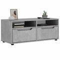 vidaXL Szafka RTV "VISNES" Betonowa Szara 100x40x38 cm Drewno klejone