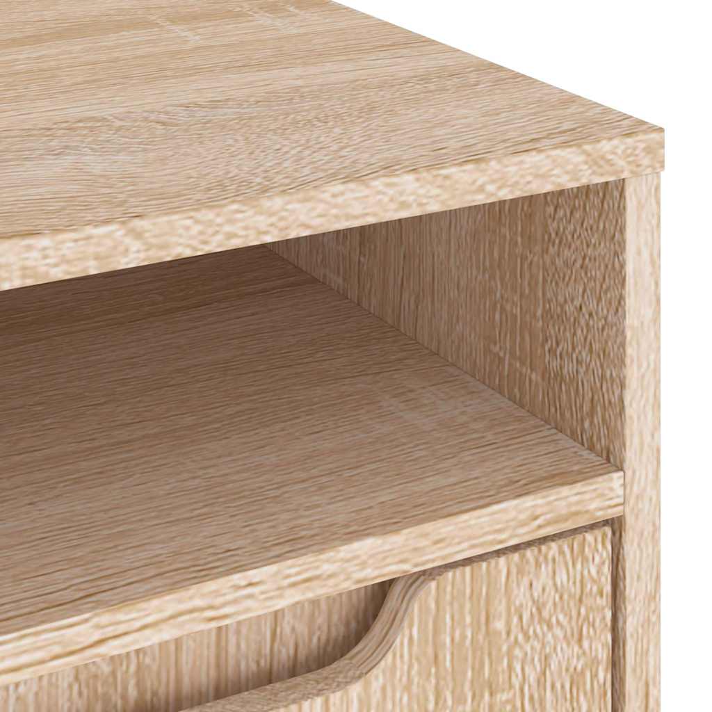 vidaXL Szafka RTV "VISNES" Dąb Sonoma 100x40x38 cm Drewno klejone