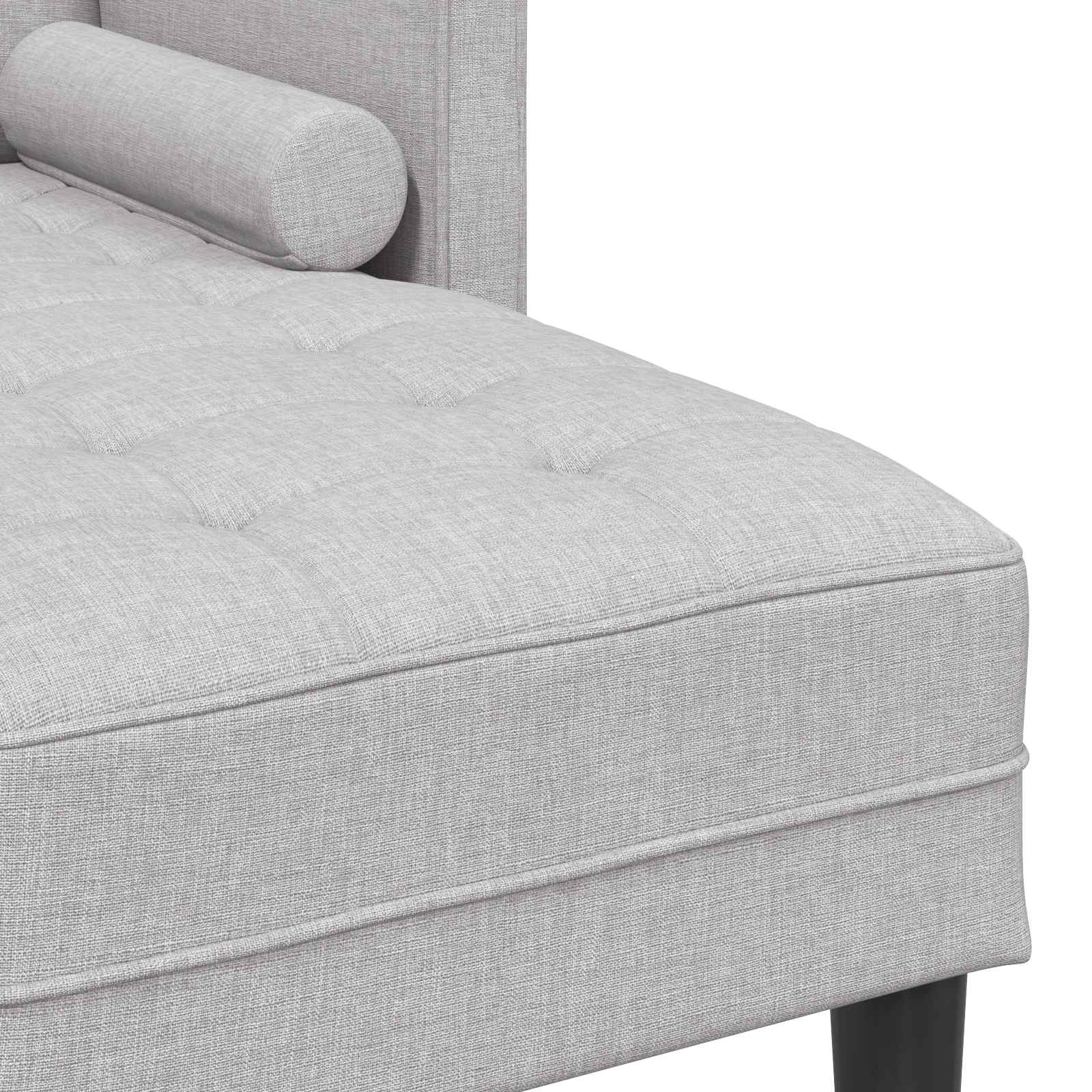 vidaXL Zestaw Sof Szary chmur 173 x 131 x 67 cm Poliester