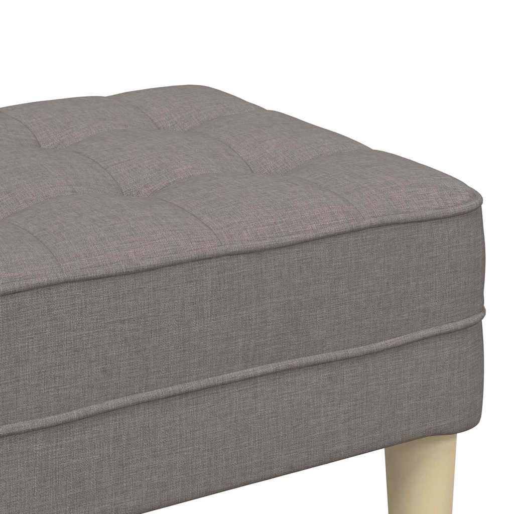 vidaXL ławka z poduszką Ciemnoszary 113 x 57 x 39 cm tkanina