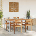 vidaXL Stół Ogrodowy Szary 160 x 80 x 75 cm Lite Drewno Akacji