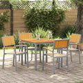 vidaXL Krzesło składane 4 pcs Brązowy 56 x 57 x 87 cm