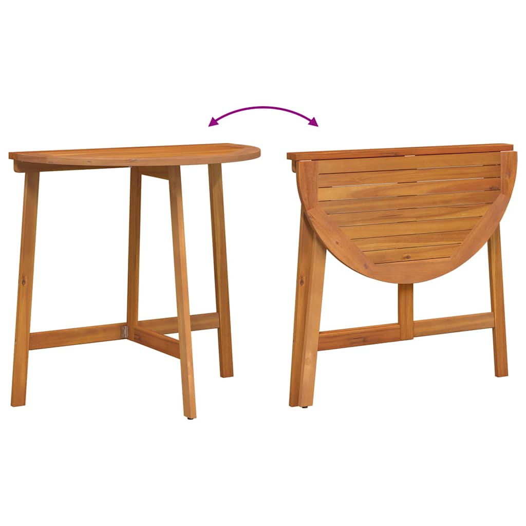 vidaXL Zestaw bistro 3 pcs Olej Naturalny Lite Drewno Akacji