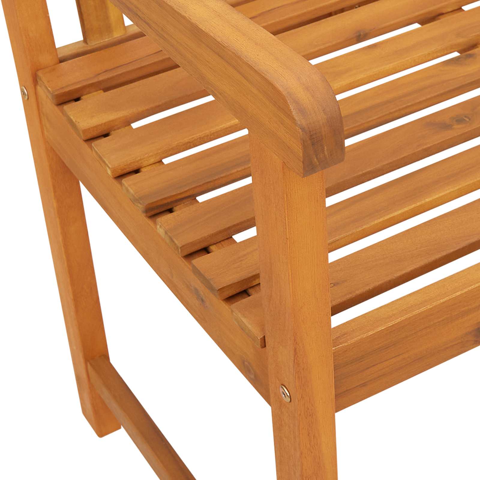 vidaXL Ławka ogrodowa naturalny 110 x 56 x 90 cm Lite Drewno Akacji