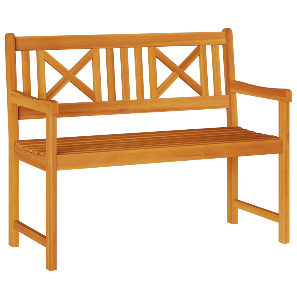vidaXL Ławka ogrodowa naturalny 110 x 56 x 90 cm Lite Drewno Akacji