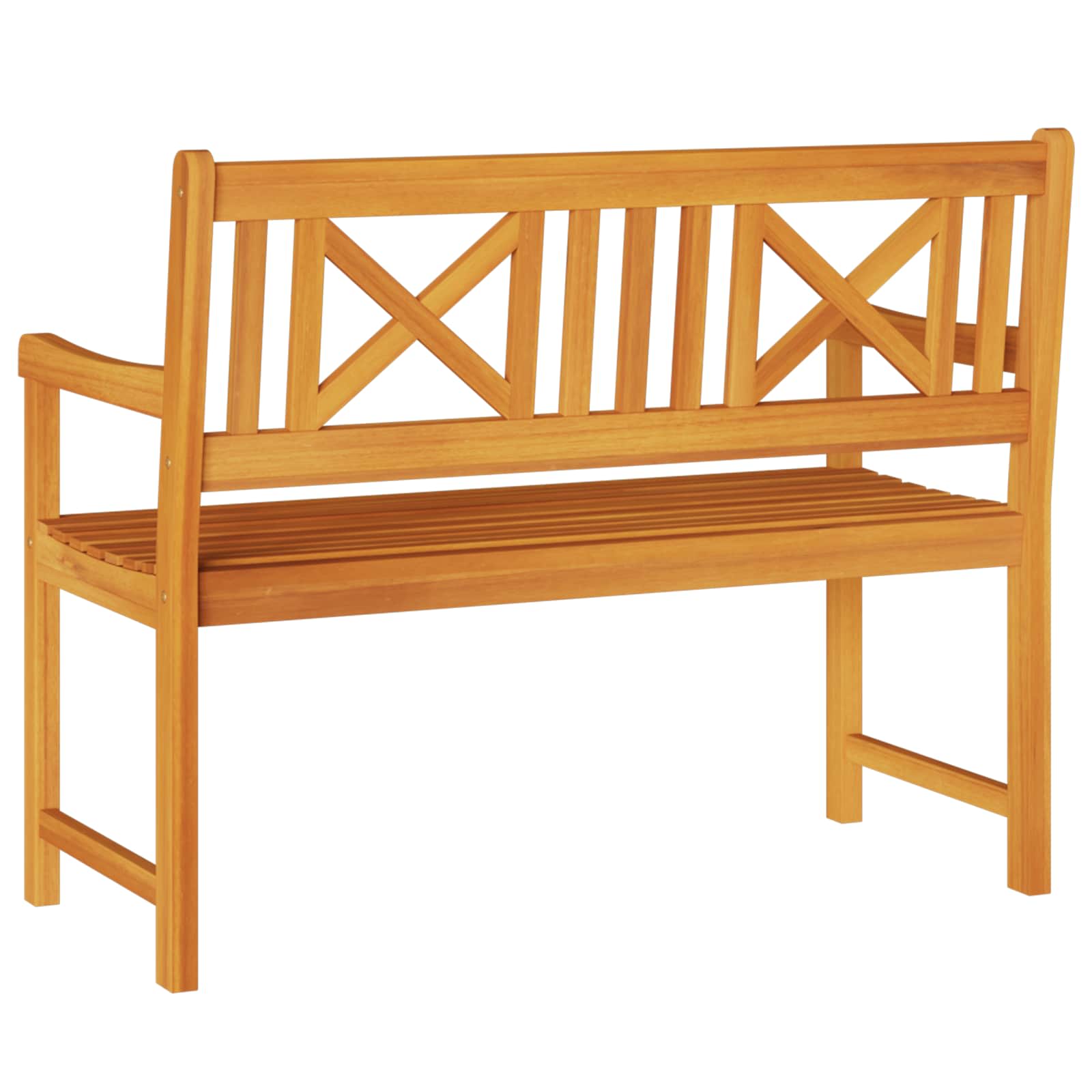 vidaXL Ławka ogrodowa naturalny 110 x 56 x 90 cm Lite Drewno Akacji