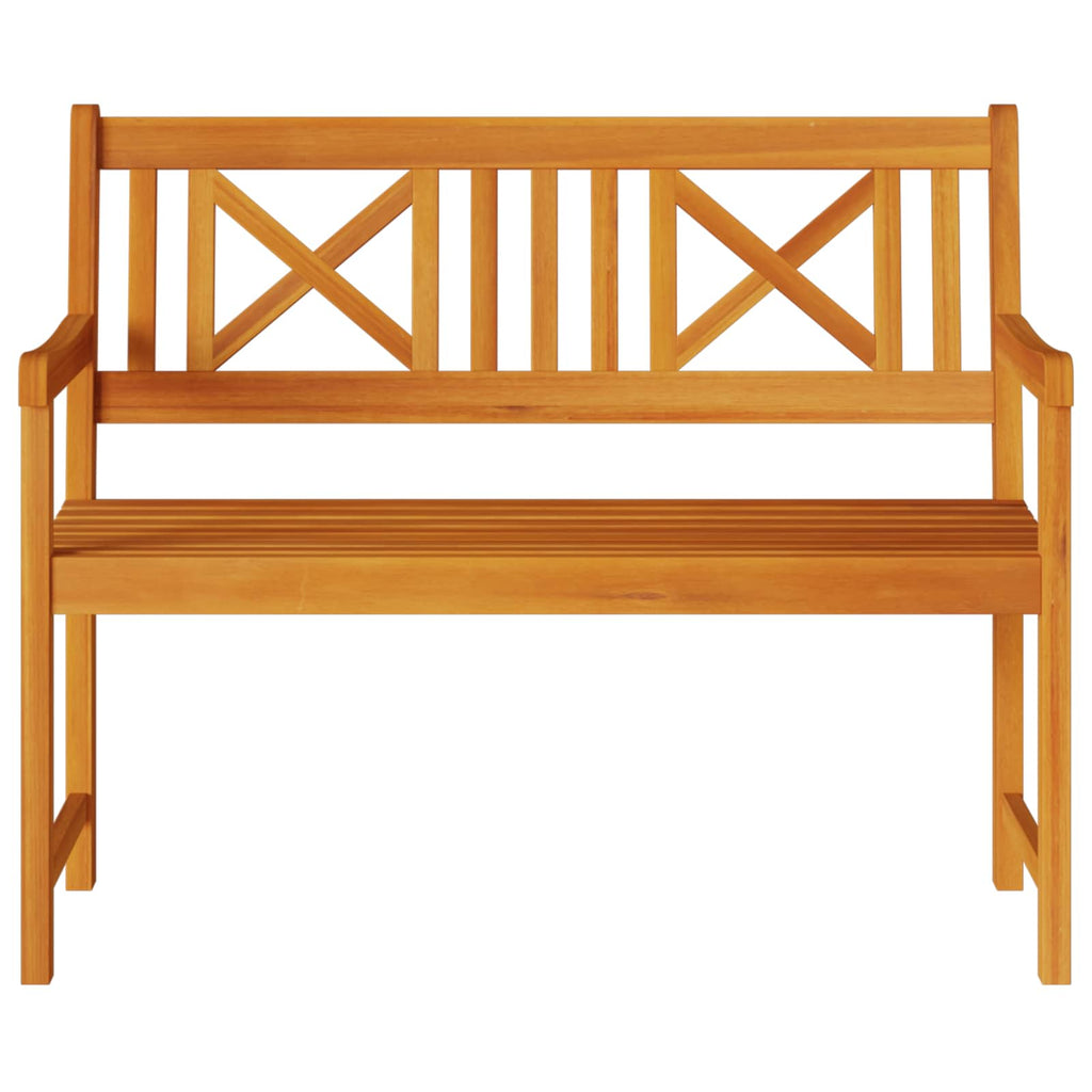 vidaXL Ławka ogrodowa naturalny 110 x 56 x 90 cm Lite Drewno Akacji