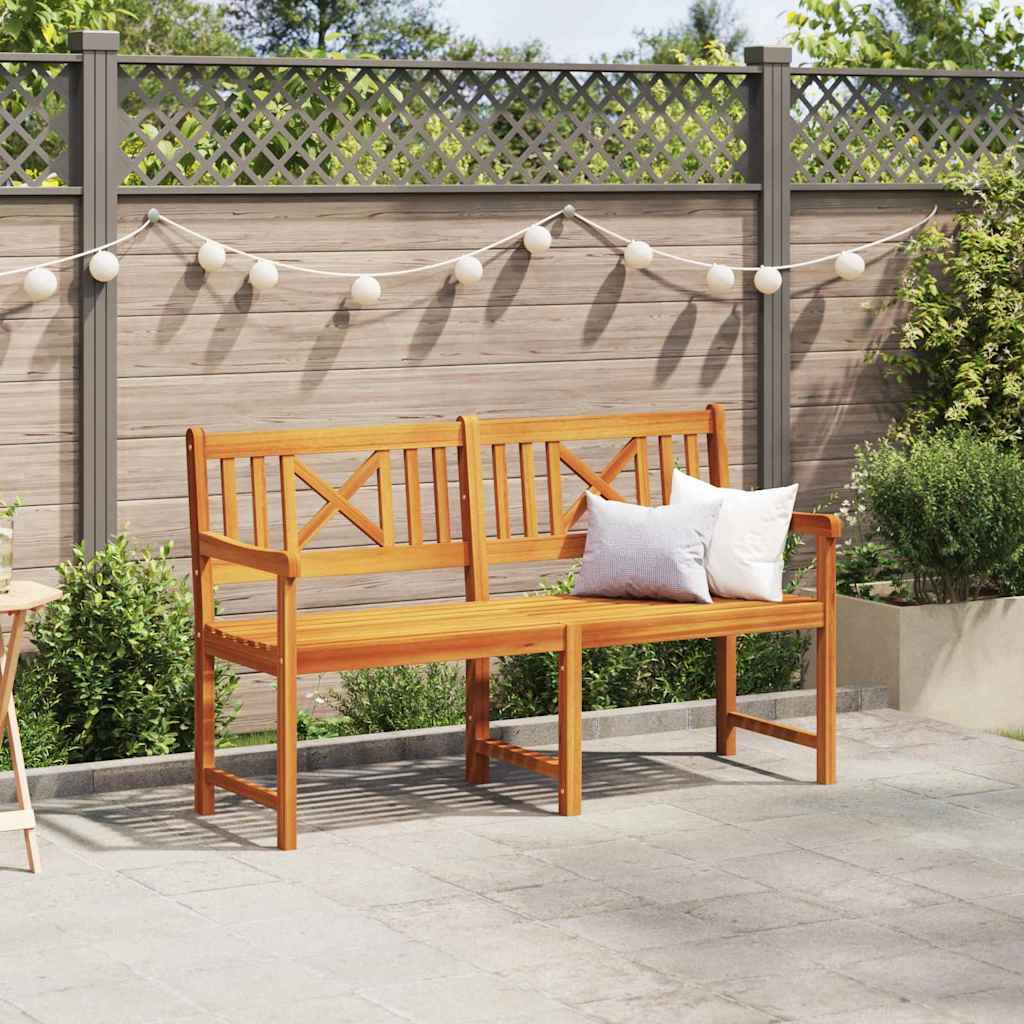 vidaXL Ławka ogrodowa naturalny 150 x 56 x 90 cm Lite Drewno Akacji