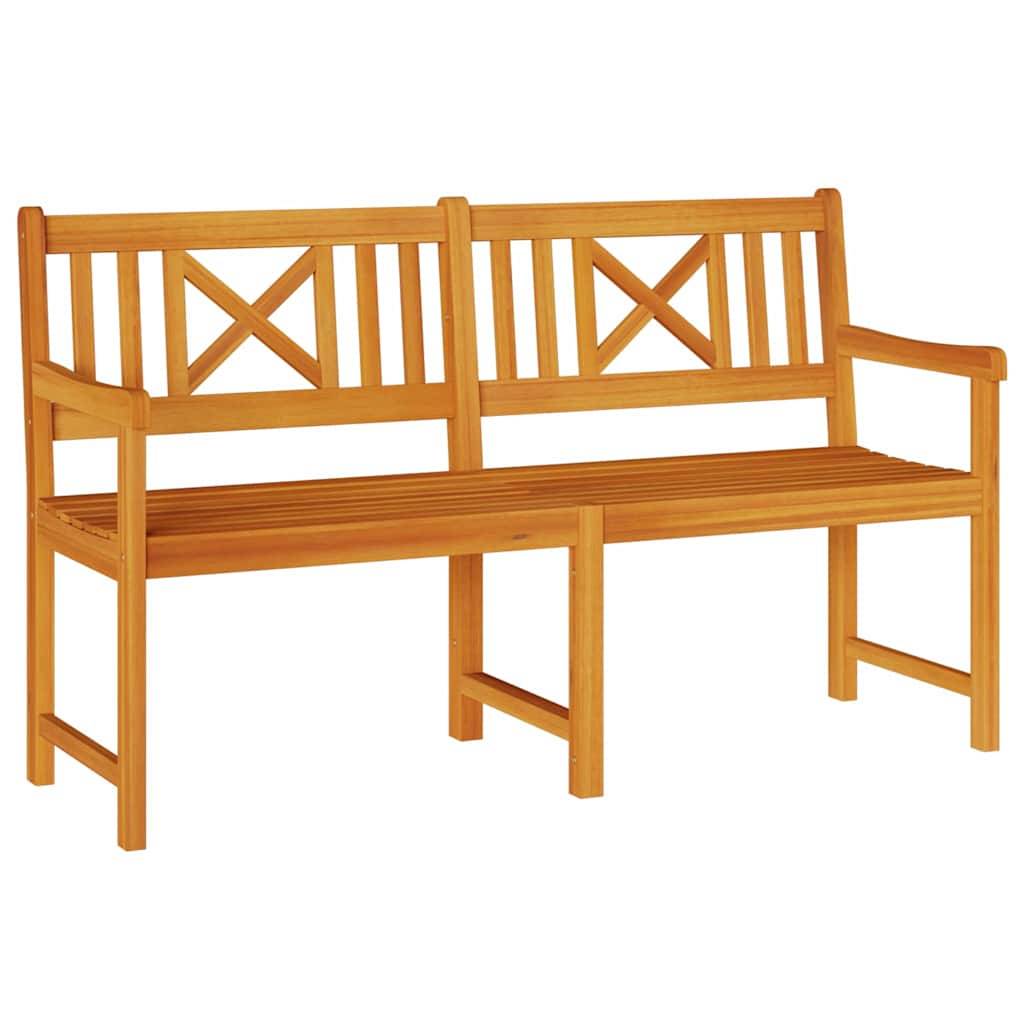 vidaXL Ławka ogrodowa naturalny 150 x 56 x 90 cm Lite Drewno Akacji