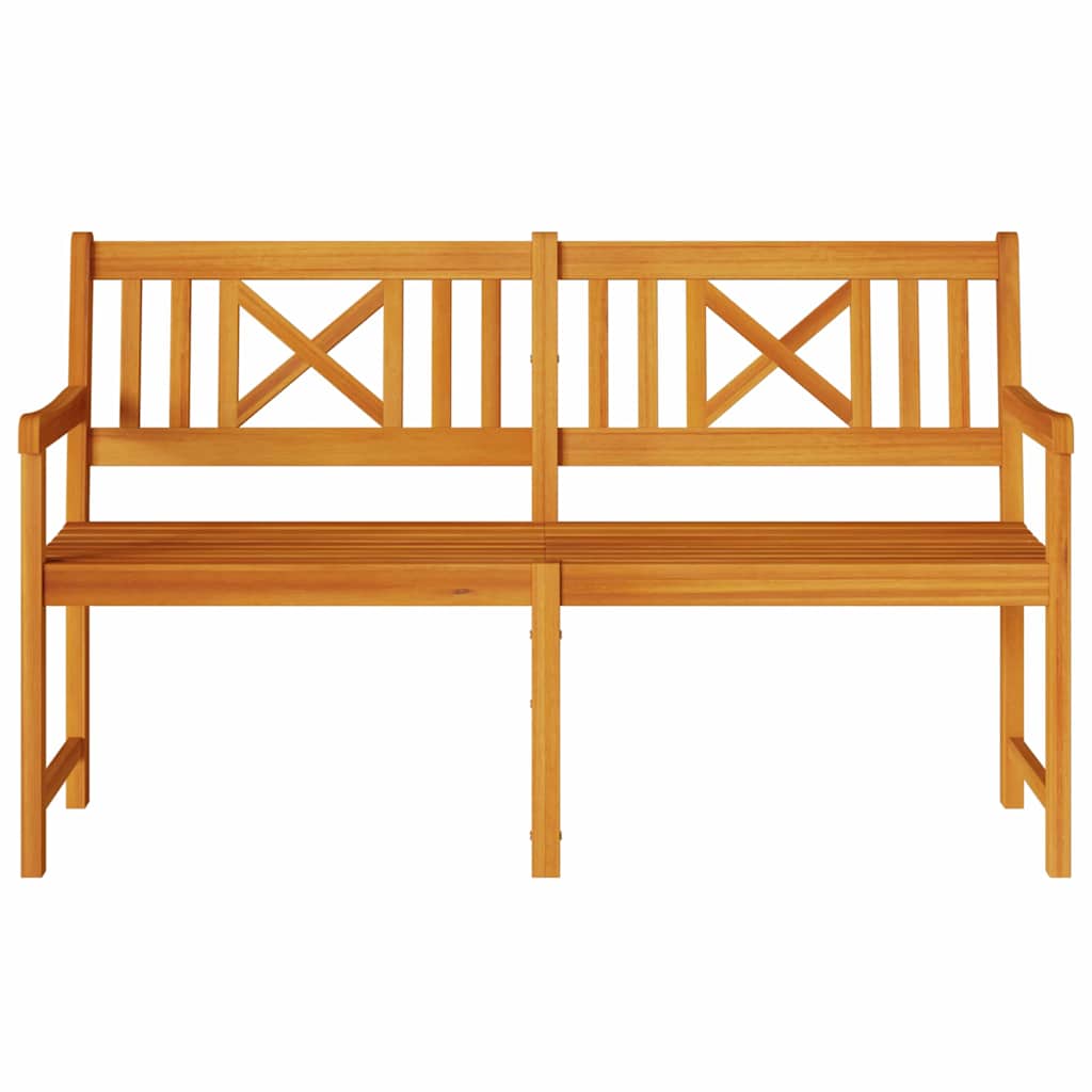 vidaXL Ławka ogrodowa naturalny 150 x 56 x 90 cm Lite Drewno Akacji