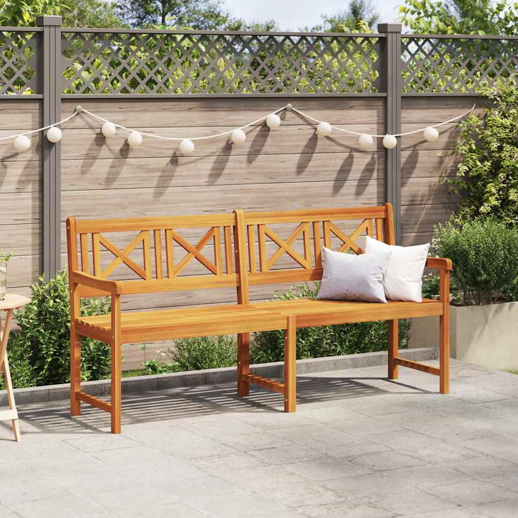vidaXL Ławka ogrodowa naturalny 180 x 56 x 90 cm Lite Drewno Akacji