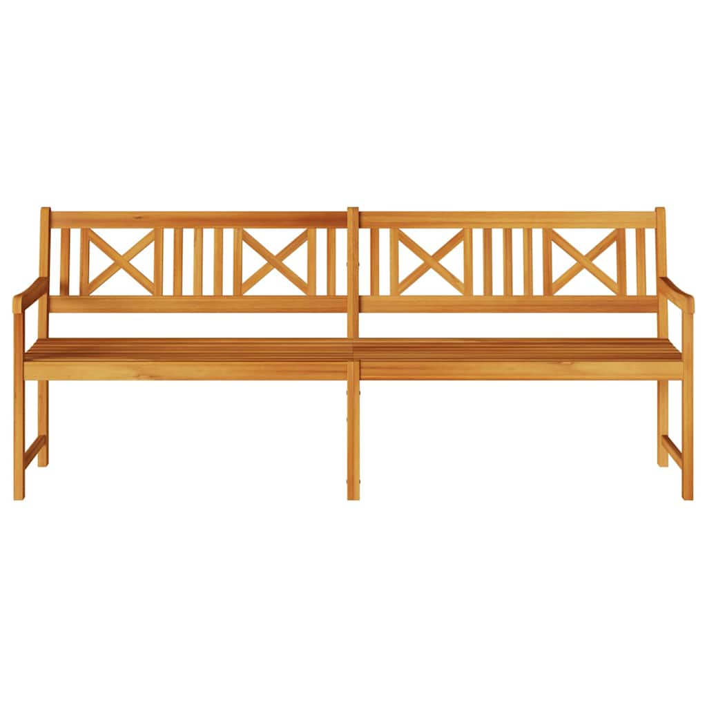 vidaXL Ławka ogrodowa naturalny 220 x 56 x 90 cm Lite Drewno Akacji