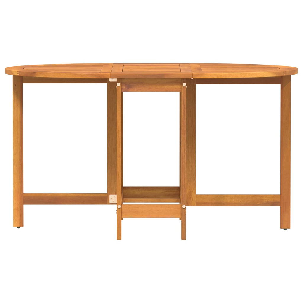 vidaXL Stół Ogrodowy Brązowy 110 x 60 x 72 cm Lite Drewno Akacji