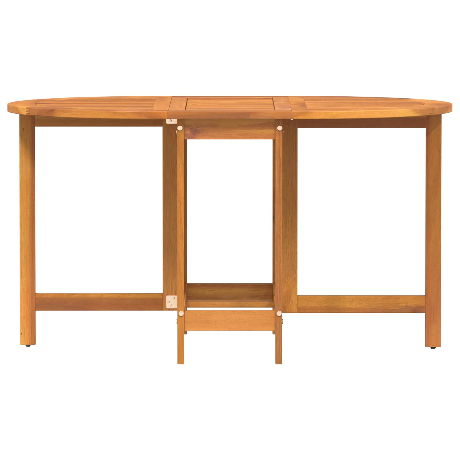 vidaXL Stół Ogrodowy Brązowy 110 x 60 x 72 cm Lite Drewno Akacji