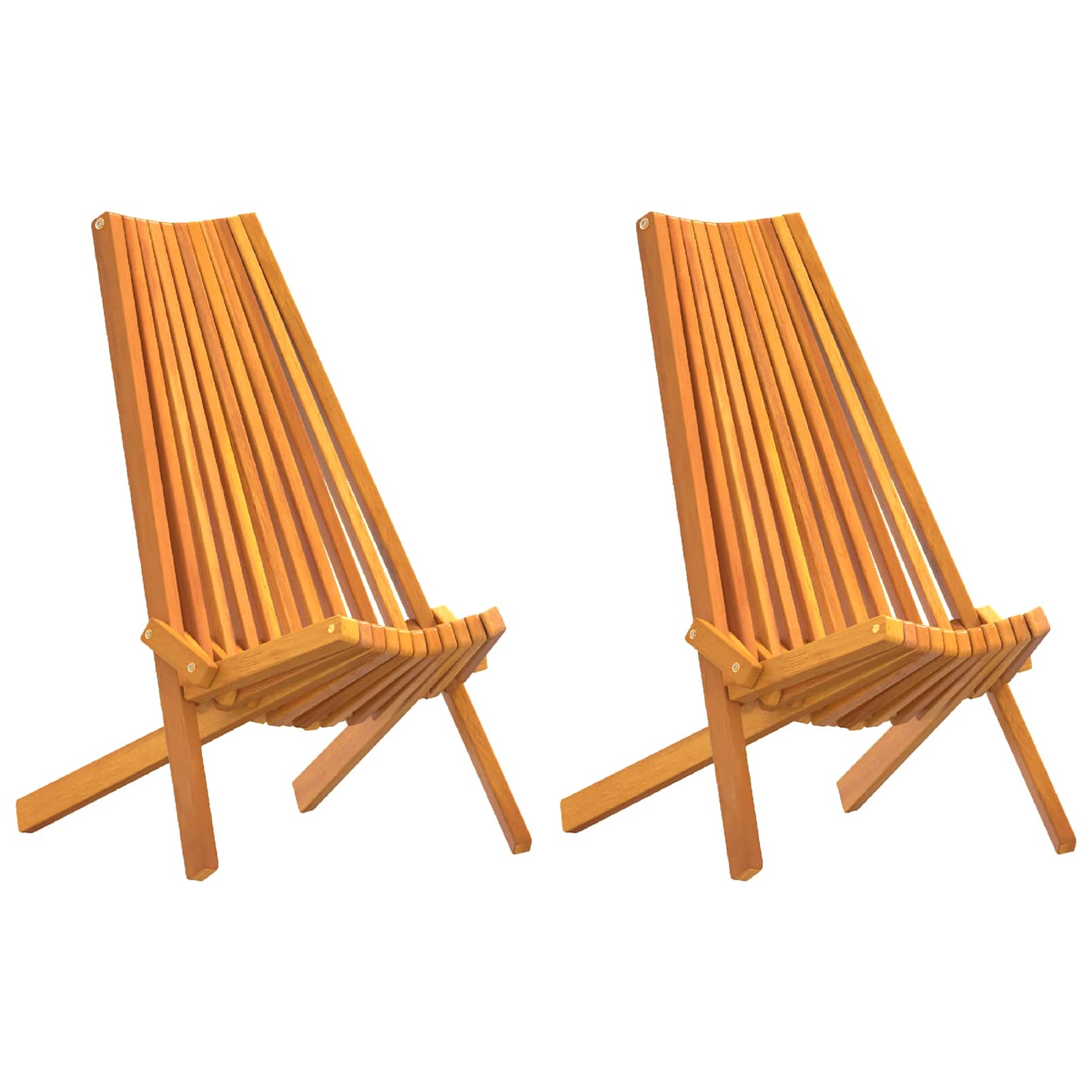 vidaXL Krzesło 2 pcs Brązowy 69 x 56 x 84 cm Lite Drewno Akacji