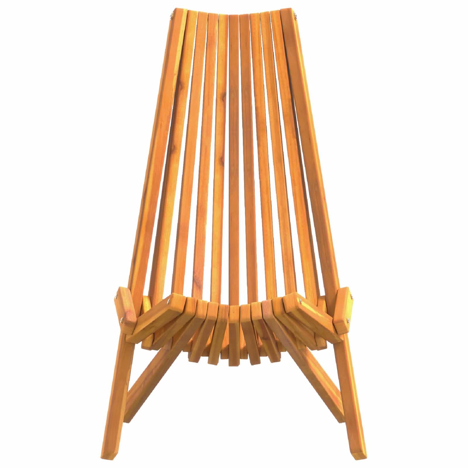 vidaXL Krzesło 2 pcs Brązowy 69 x 56 x 84 cm Lite Drewno Akacji