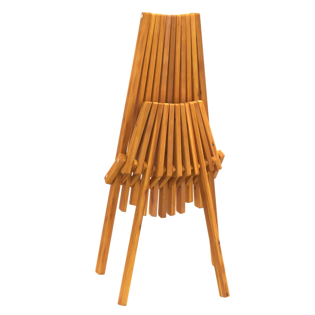 vidaXL Krzesło 2 pcs Brązowy 69 x 56 x 84 cm Lite Drewno Akacji