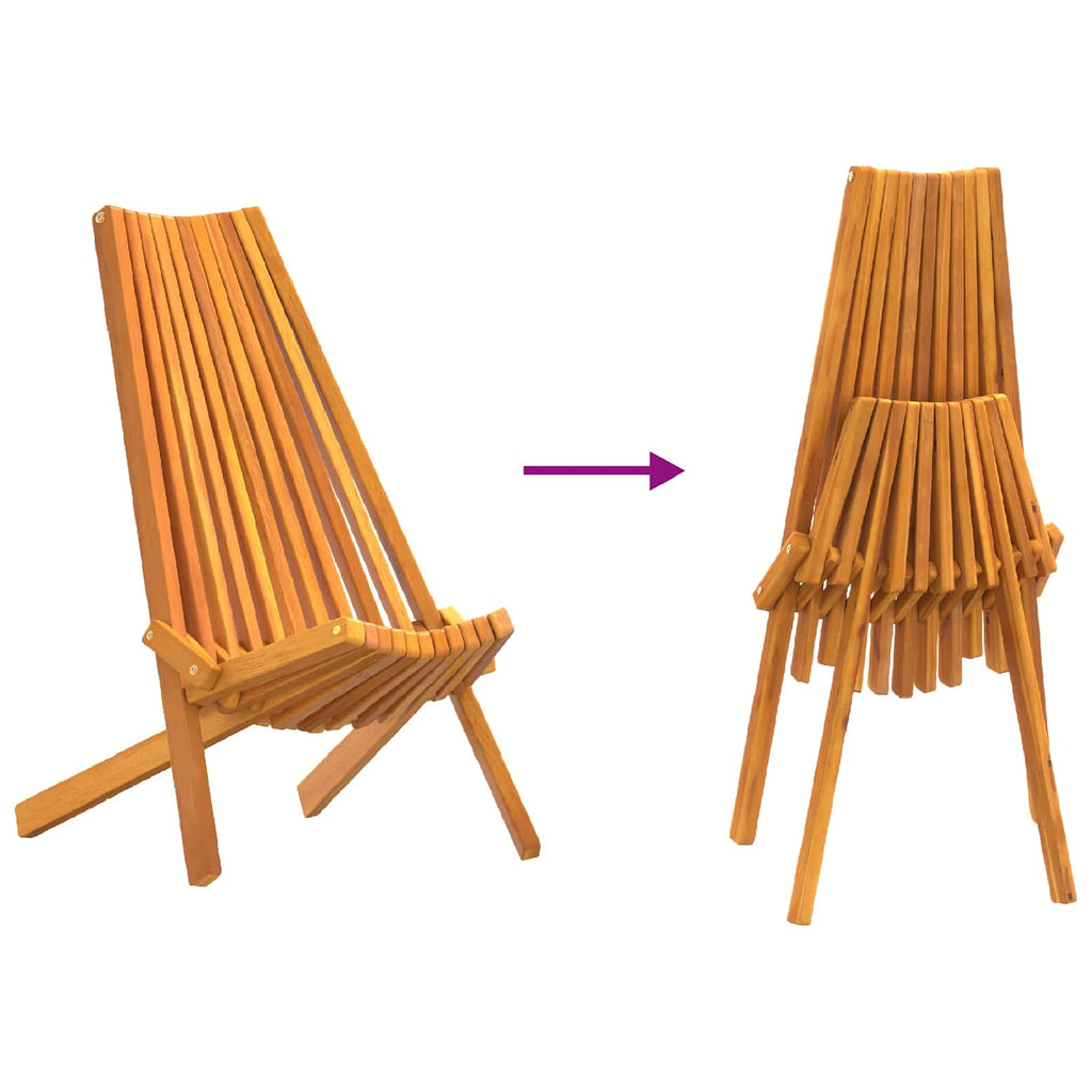 vidaXL Krzesło 2 pcs Brązowy 69 x 56 x 84 cm Lite Drewno Akacji