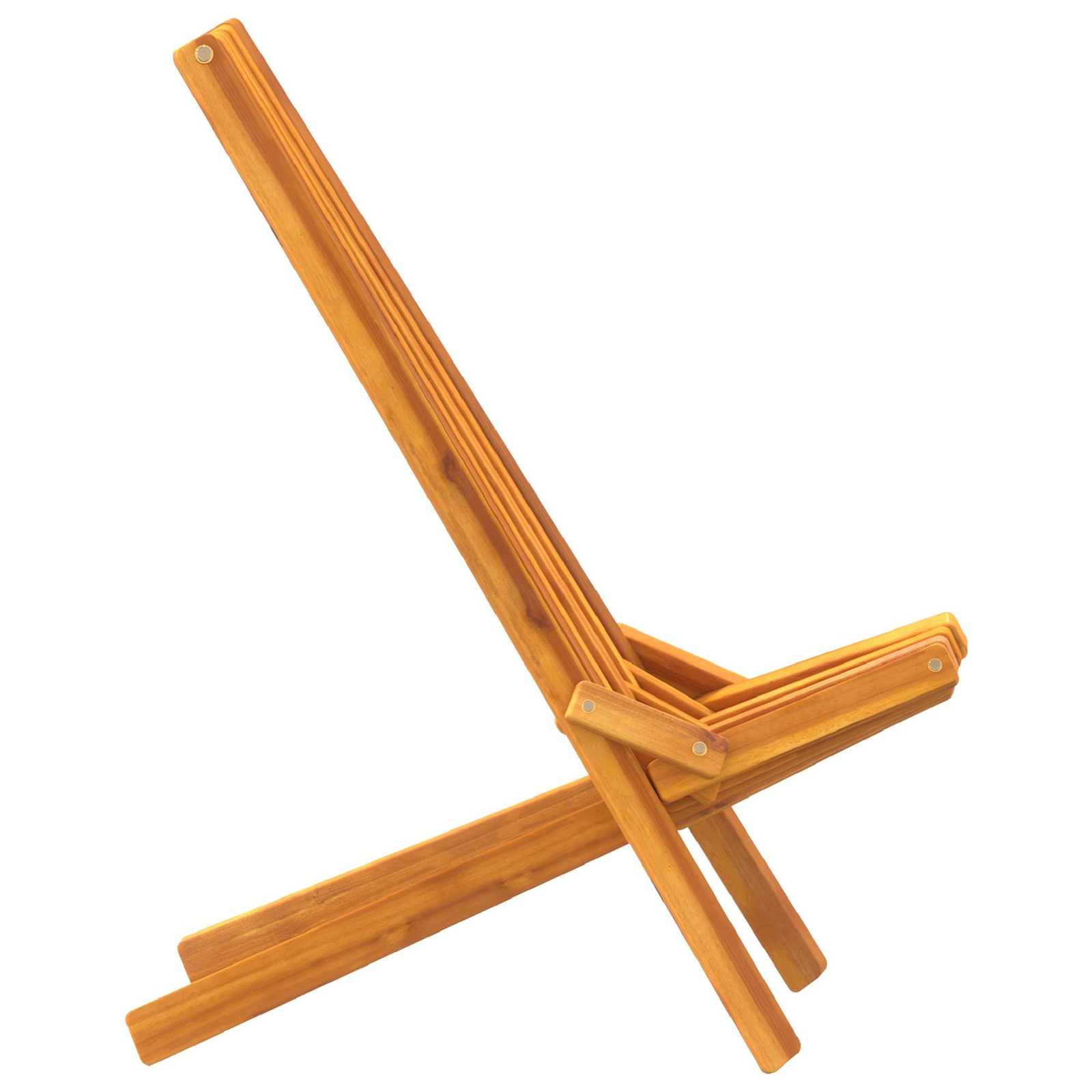 vidaXL Krzesło 2 pcs Brązowy 69 x 56 x 84 cm Lite Drewno Akacji