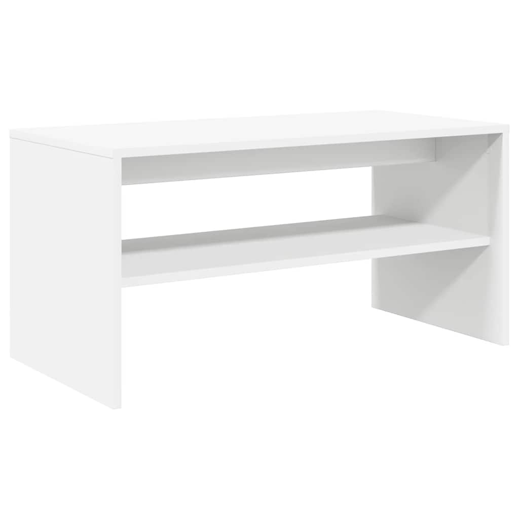 vidaXL Szafka RTV Biała 60x40x40 cm Drewno klejone