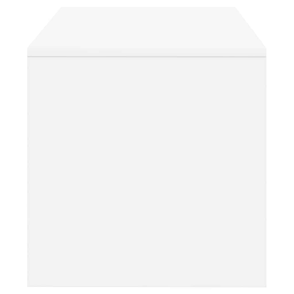 vidaXL Szafka RTV Biała 60x40x40 cm Drewno klejone