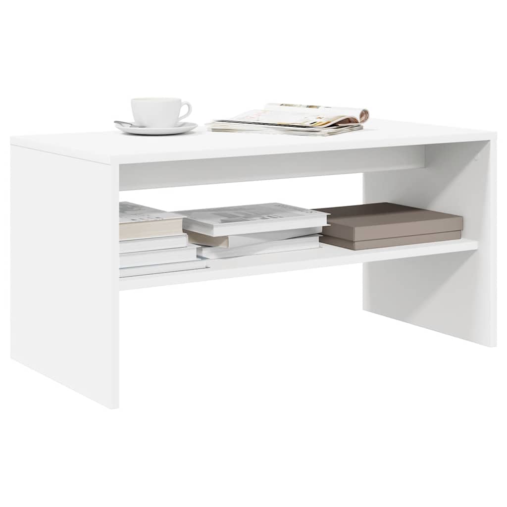 vidaXL Szafka RTV Biała 60x40x40 cm Drewno klejone
