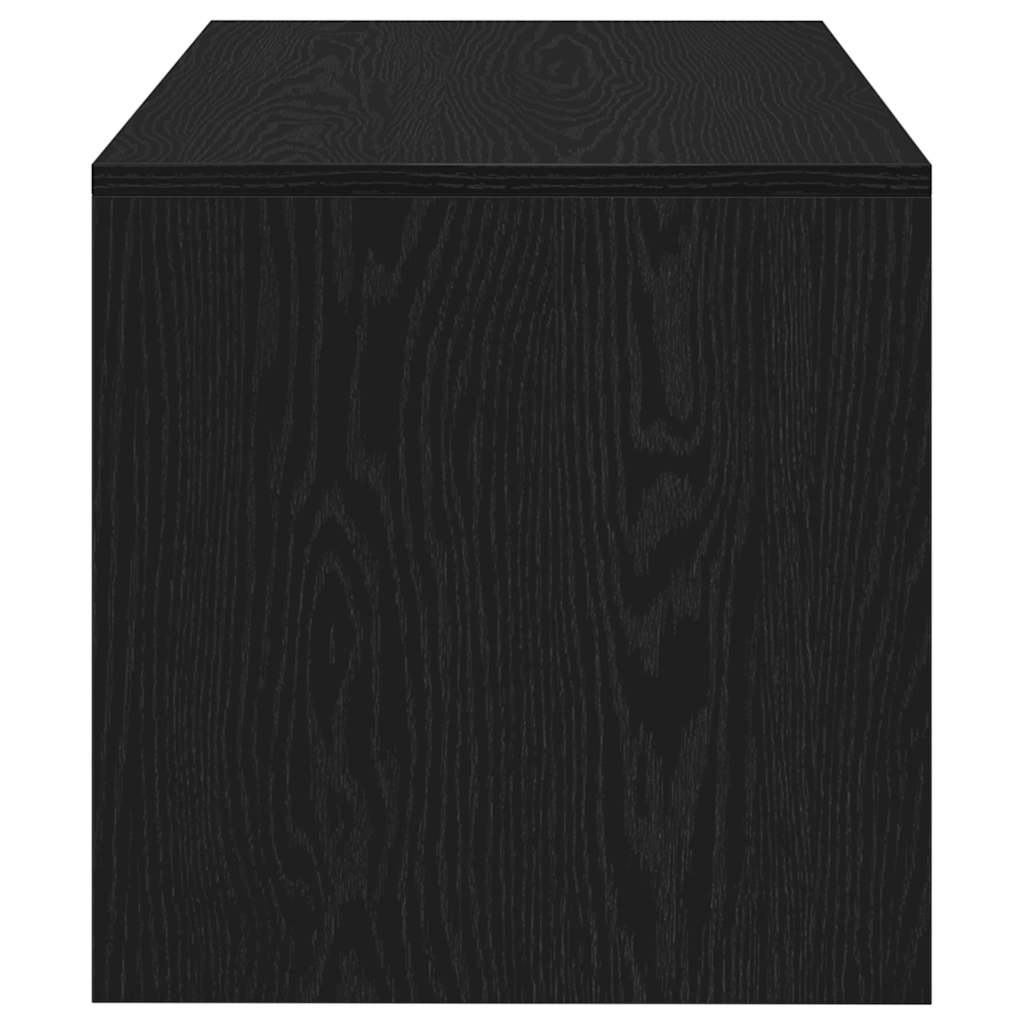 vidaXL Szafka RTV Czarny Dąb 60x40x40 cm Drewno klejone