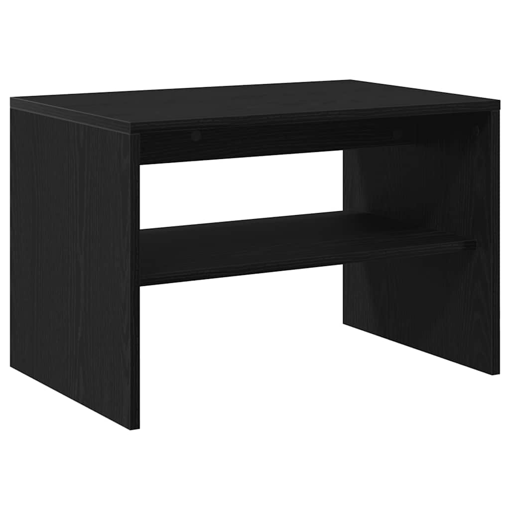 vidaXL Szafka RTV Czarny Dąb 60x40x40 cm Drewno klejone