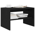 vidaXL Szafka RTV Czarny Dąb 60x40x40 cm Drewno klejone