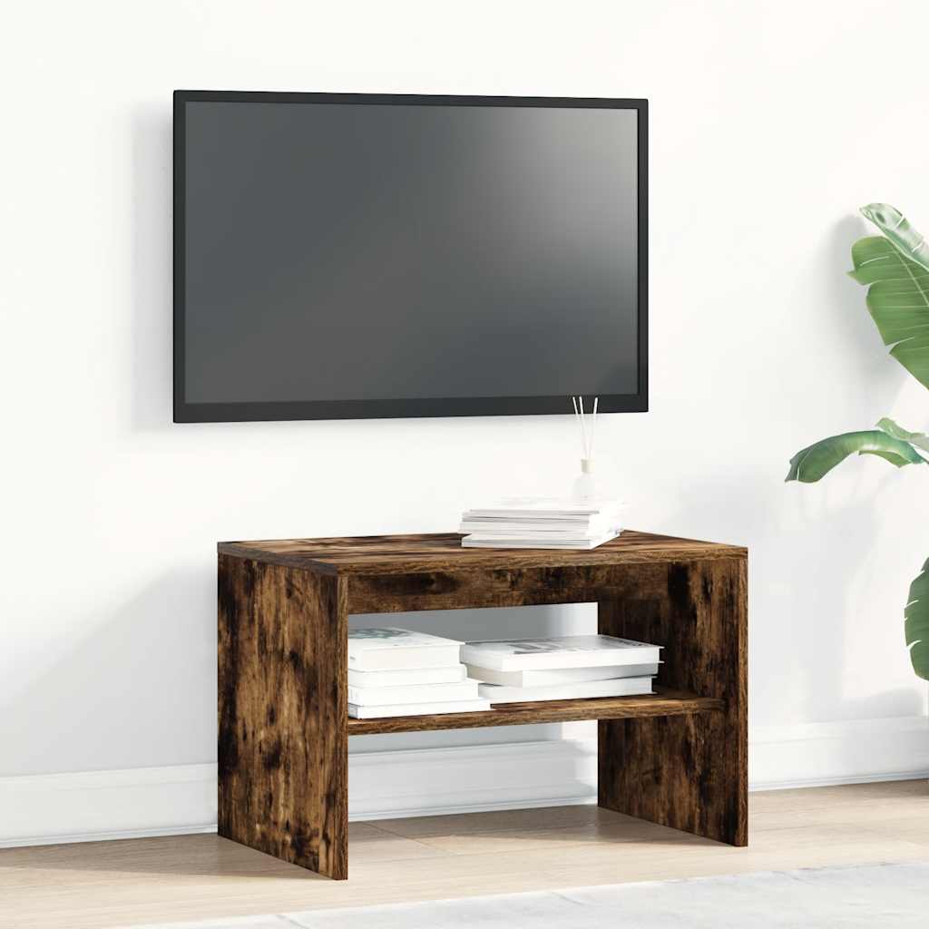 vidaXL Szafka RTV Dąb wędzony 60x40x40 cm Drewno klejone