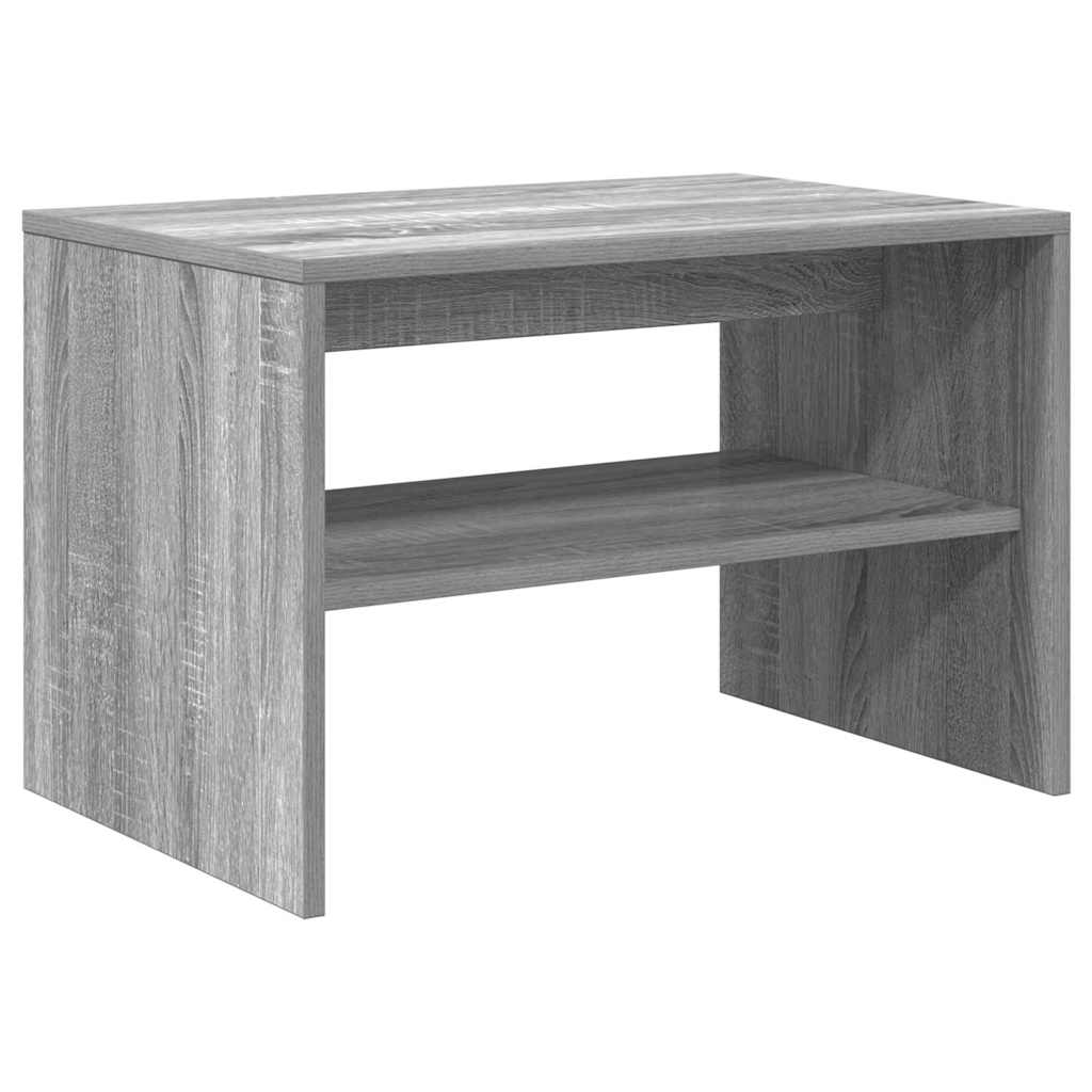 vidaXL Szafka RTV Sonoma Szara 60x40x40 cm Drewno klejone