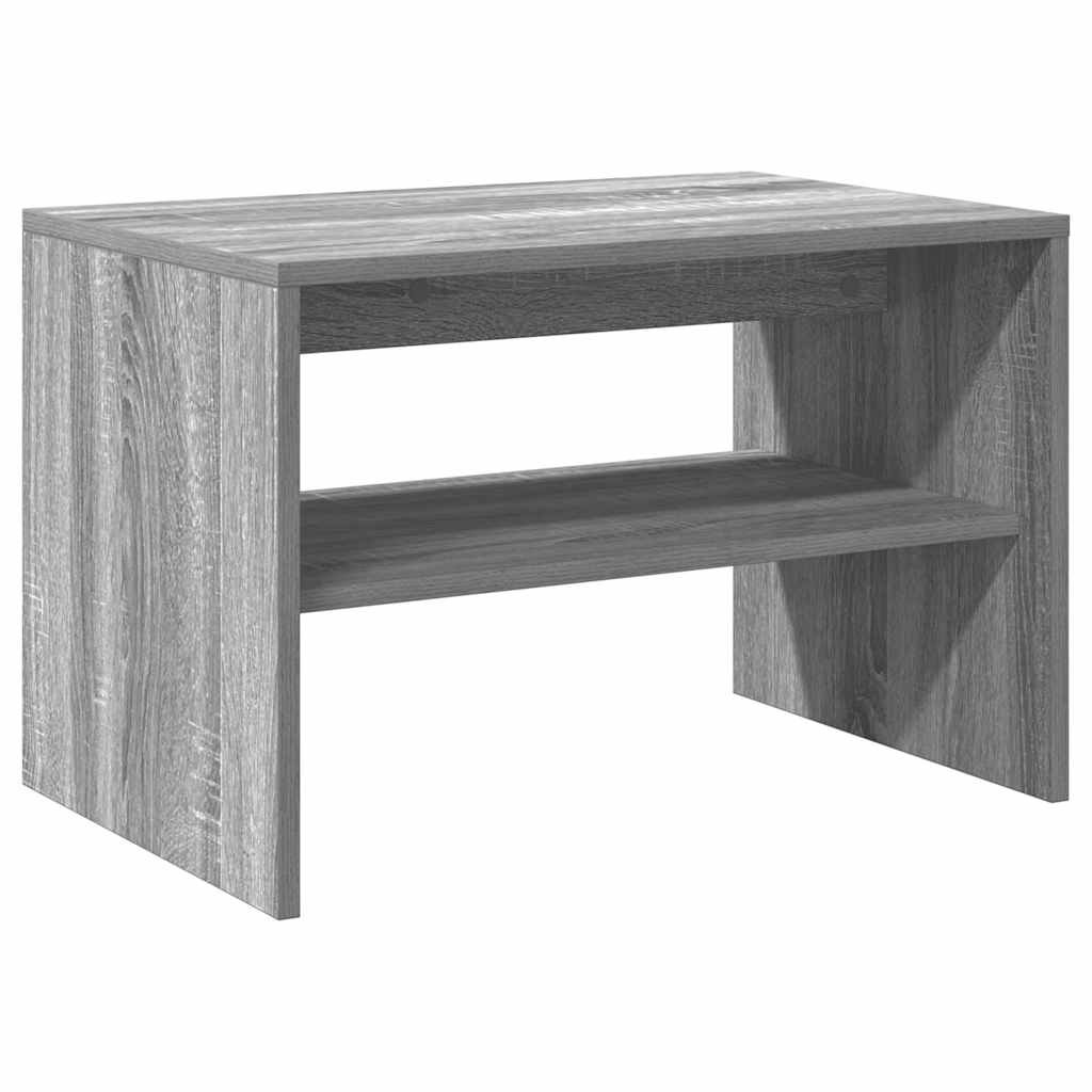 vidaXL Szafka RTV Sonoma Szara 60x40x40 cm Drewno klejone