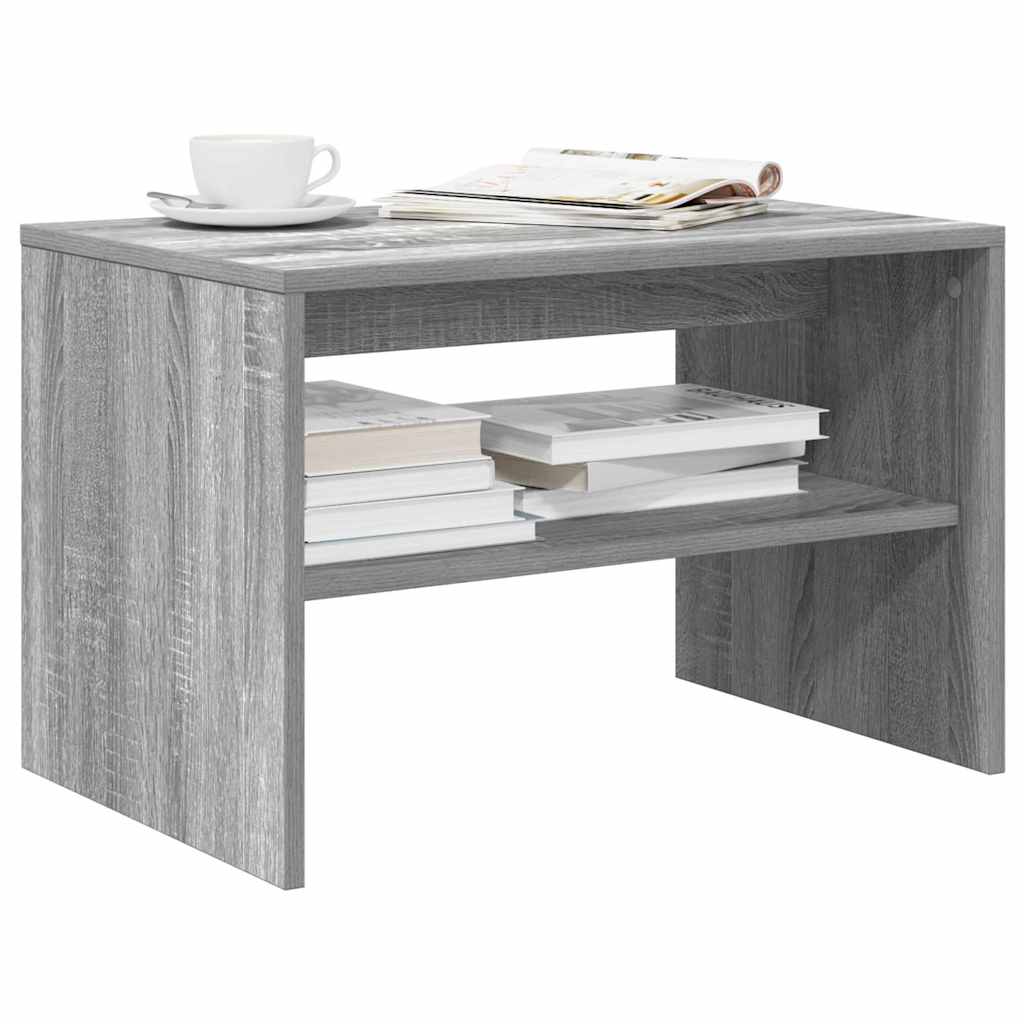 vidaXL Szafka RTV Sonoma Szara 60x40x40 cm Drewno klejone