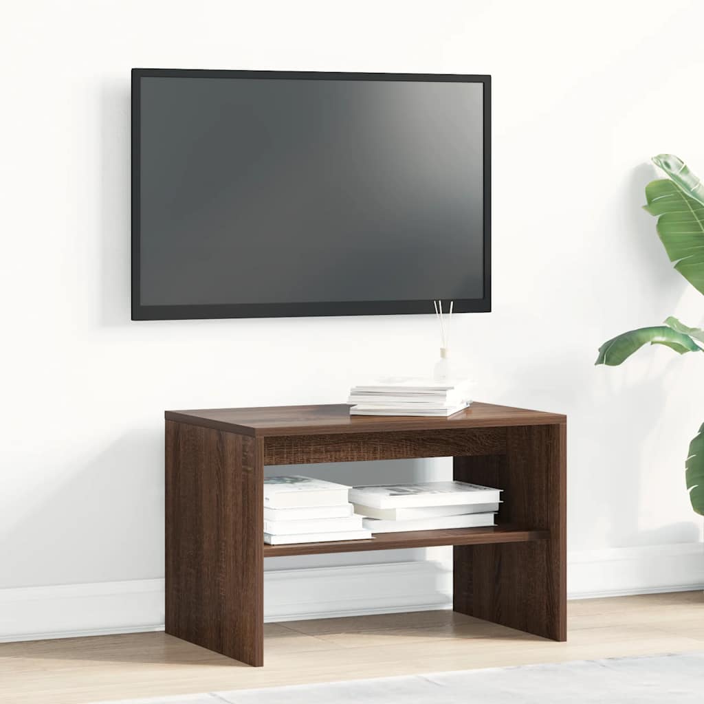 vidaXL Szafka RTV Brązowy Dąb 60x40x40 cm Drewno klejone