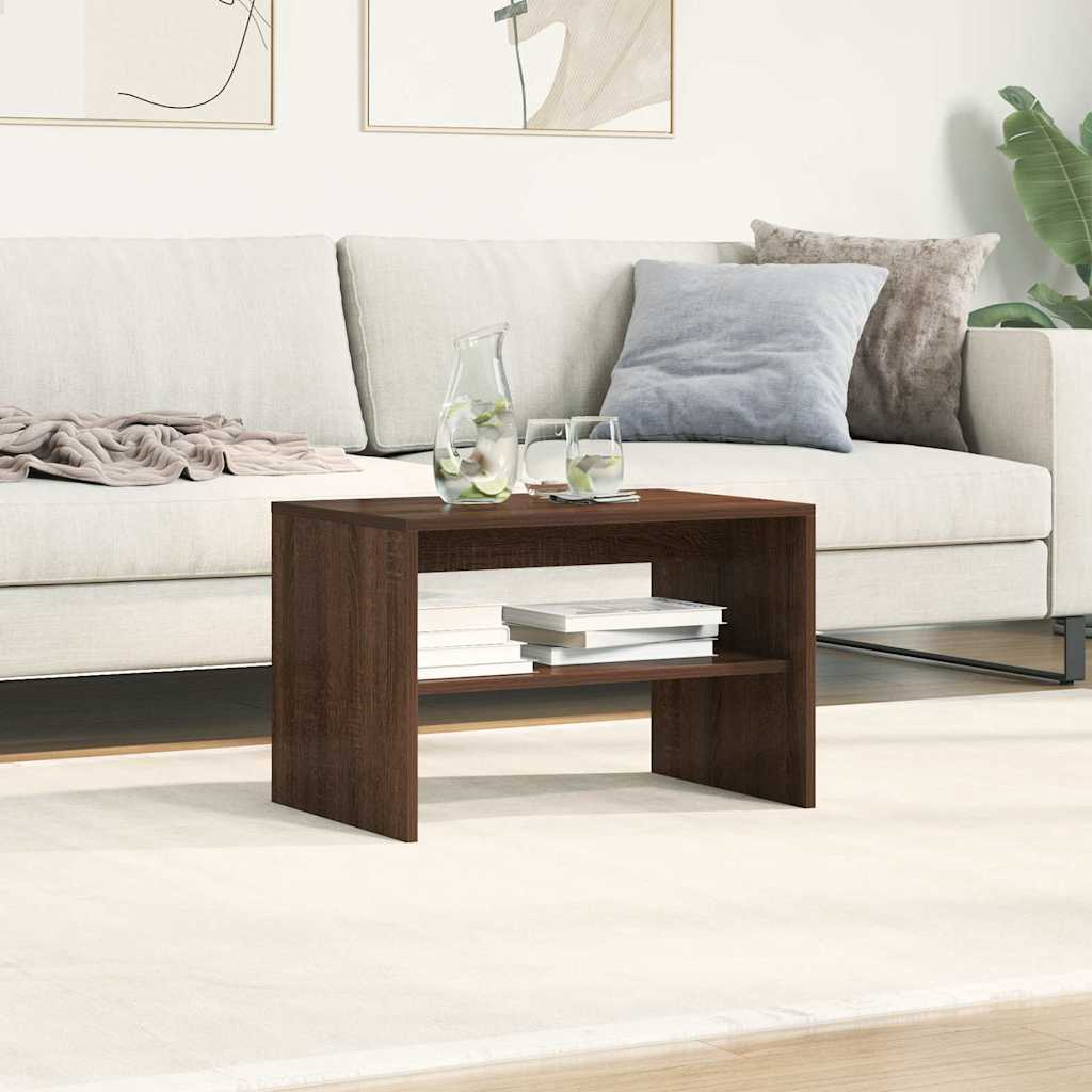 vidaXL Szafka RTV Brązowy Dąb 60x40x40 cm Drewno klejone