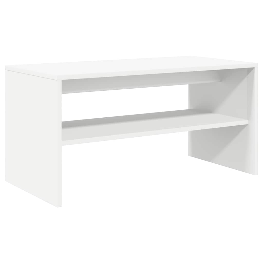 vidaXL Szafka pod TV, biała, 80 x 40 x 40 cm, płyta wiórowa