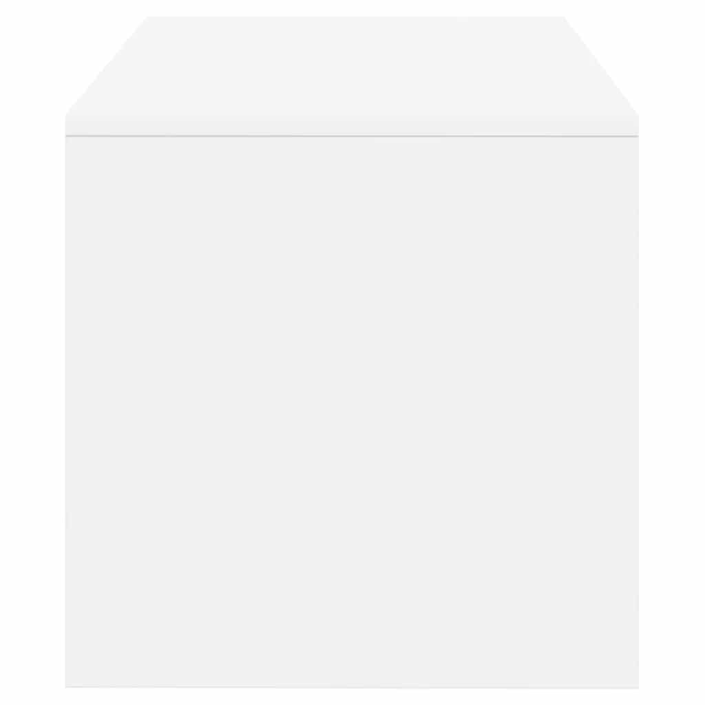 vidaXL Szafka pod TV, biała, 80 x 40 x 40 cm, płyta wiórowa