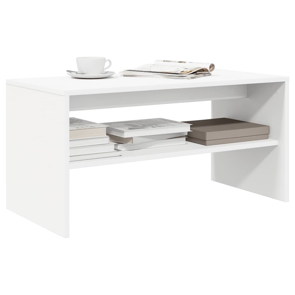 vidaXL Szafka pod TV, biała, 80 x 40 x 40 cm, płyta wiórowa