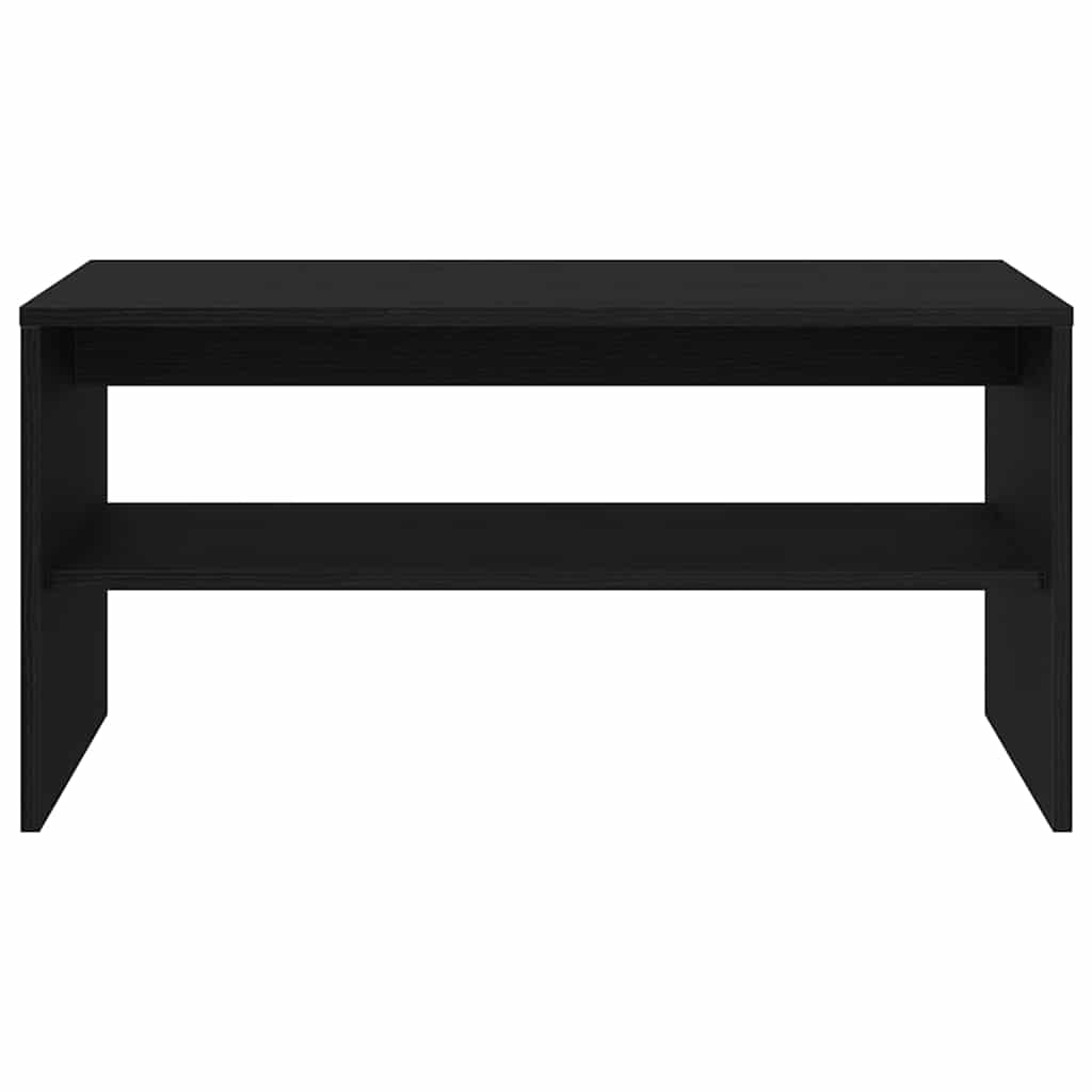 vidaXL Szafka RTV Czarny Dąb 80x40x40 cm Drewno klejone